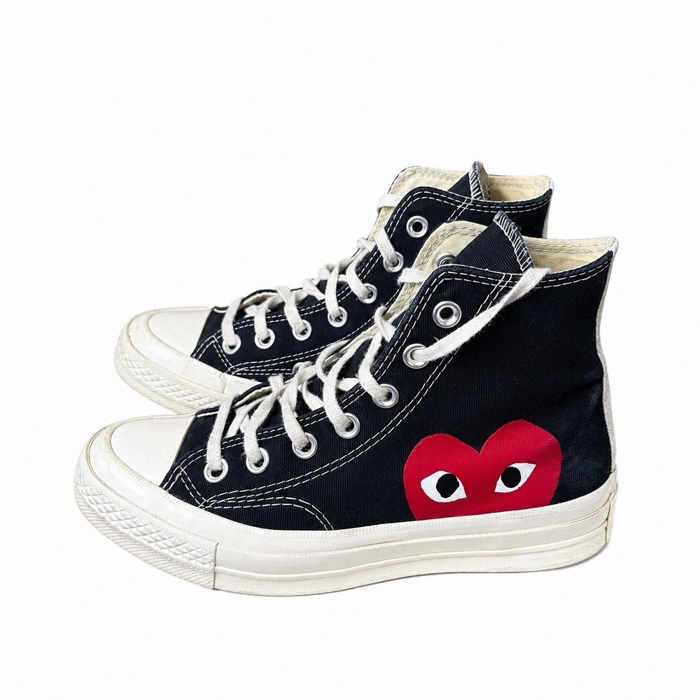 Converse Chuck Taylor All Star High Comme des Garcons CDG Play Black Women's 5